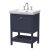 600mm Floor Standing Vanity & Basin 3TH - Hudson Reed BEX325B Blue, Blue colour ,image 1