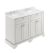 1200mm Cabinet & Double Marble Top (3TH) - Hudson Reed LOF467 Timeless Sand, Grey colour ,image 1