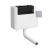 Universal Access Cistern & Chrome Square Flush Plate - Hudson Reed XTY8M01B Chrome, Chrome colour ,image 1