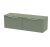 1200mm Wall Hung 2 Drawer Vanity & Worktop - Hudson Reed DFF894W2 Green, Green colour ,image 1