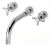 Wall Mounted Basin Mixer - Hudson Reed TEX317 Chrome, Chrome colour ,image 1