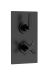 Twin Thermostatic Shower Valve - Nuie CLL4210 Black, Black colour ,image 1