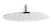 Round LED Fixed Head - Nuie STY071 Chrome, Chrome colour ,image 1