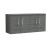 1200mm Wall Hung 4 Door Vanity & Worktop - Nuie ARN523W2 Grey, Grey colour ,image 1