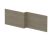 Shower Bath Front Panel (1700) - Nuie MPD2535 Oak, Oak colour ,image 1