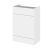 600mm WC Unit - Hudson Reed OFF148 Gloss White, White colour ,image 1