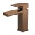 Mono Basin Mixer with Push Button Waste - Nuie WIN1505 Brass, Brass colour ,image 1