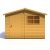Wroxham 10 x 8 Single Door Loglap Shed - Style D