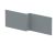 1700 Shower Bath Front Panel - Hudson Reed MPC2335 Grey, Grey colour ,image 1