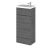 400mm Vanity Unit & Basin - Compact - Hudson Reed CBI521 Anthracite Woodgrain, Brown/Grey colour ,image 1