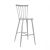 Pula 850 x 510 Metal Bar Chair - Vintage Grey