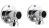 Nuie Backplate Elbow Unions, Chrome colour ,image 1