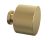 Indented Round Knob - Hudson Reed H314 Brushed Brass, Brass colour ,image 1
