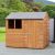 Overlap 8 x 6 Single Door Shed Reverse Apex Amaryllis