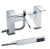 Bath Shower Mixer - Nuie TSI304 Chrome, Chrome colour ,image 1