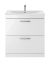 800mm Floor Standing Vanity With Basin 4 - Nuie ATH055G Gloss White, White colour ,image 1