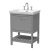 600mm Floor Standing Vanity & Basin 3TH - Hudson Reed BEX225B Grey, Grey colour ,image 1