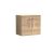 600mm Wall Hung 2-Door Vanity & Worktop - Nuie ARN3023W Oak, Oak colour ,image 1