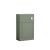 500mm WC Unit - Nuie FLT841 Green, Green colour ,image 1