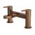 Deck Mounted Bath Filler - Nuie ARV1503 Brushed Bronze