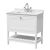 800mm Floor Standing Vanity & Marble Top 1TH - Hudson Reed BEX127WS1 White, White colour ,image 1
