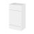 500mm WC Unit & Co-ordinating Top - Hudson Reed CBI105A Gloss White, White colour ,image 1