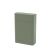 550mm WC Unit - Nuie PMP841 Green, Green colour ,image 1