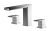 Deck Mounted 3 Tap Hole Bath Filler - Nuie WIN333 Chrome, Chrome colour ,image 1