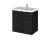 500mm Vanity Unit & Ceramic Basin - Hudson Reed CBI640A Charcoal Black, Hacienda Black colour ,image 1