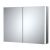 800mm Mirror Cabinet - Hudson Reed LQ094 Silver ,image 1