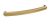 210mm D Shape Bar Handle - Hudson Reed H191 Brushed Brass, Brass colour ,image 1