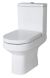 Pan & Cistern - Nuie CHM003 White, White colour ,image 1