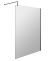 1400mm Wetroom Screen With Black Support Bar - Hudson Reed WRSBP14 Matt Black, Black colour ,image 1