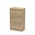 500mm WC Unit - Hudson Reed NPF1841 Oak, Oak colour ,image 1