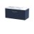 800 Wall Hung Single Drawer Vanity & Laminate Worktop - Hudson Reed JNU2925LCM Blue, Blue colour ,image 1