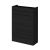 600mm WC Unit - Compact - Hudson Reed OFF647 Charcoal Black, Black colour ,image 1