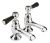 Bath Taps - Hudson Reed BC402DL Chrome, Black/Chrome colour ,image 1