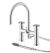 Bath Shower Mixer - Hudson Reed TIW354 Chrome, Chrome colour ,image 1