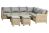 Wentworth 7Pc Deluxe Modular Corner Dining / Lounging Set, Neutrals colour ,image 1
