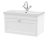 800mm Wall Hung 2-Door Vanity with Basin - 1 Tap Hole - Nuie CLC196E White, White colour ,image 1