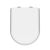 Luxury Soft Close Toilet Seat - Nuie NTS004 White, White colour ,image 1