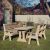 Ergo 6 Seat Table Set 3Xb By Churnet Valley