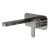 Wall Mounted 2 Tap Hole Basin Mixer With Plate - Nuie ARV728 Black, Black colour ,image 1