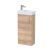 400mm Floor Standing Vanity & Basin - Nuie MIN030 Oak, Oak colour ,image 1