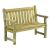 Darwin 2 seat Wooden Garden Bench - Neutral Green - FSC Mix Credit