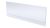 Acrylic Front Panel (1500mm) - Nuie PAN138 European White, White colour ,image 1