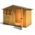 Wroxham 10 x 6 Single Door Shiplap Shed - Style C
