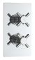 Twin Thermostatic Shower Valve - Hudson Reed KRI3210 Chrome, Chrome colour ,image 1