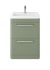 Floor Standing 600mm Cabinet & Basin - Hudson Reed SOL801A Green, Green colour ,image 1