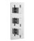Triple Thermostatic Shower Valve - Nuie JTY303 Chrome, Chrome colour ,image 1